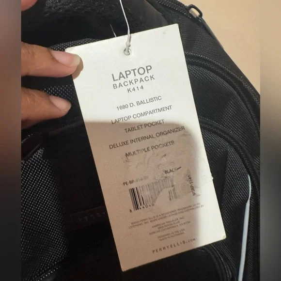 Perry Ellis Bookbag For Laptop New With Tags - Picture 2 of 7